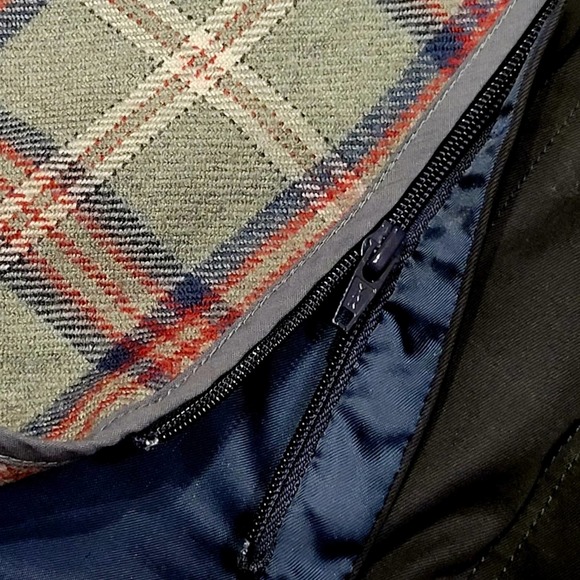 Brooks brother overcoat/raincoat/trench coat Navy blue with Liner Size 42L - Picture 8 of 8